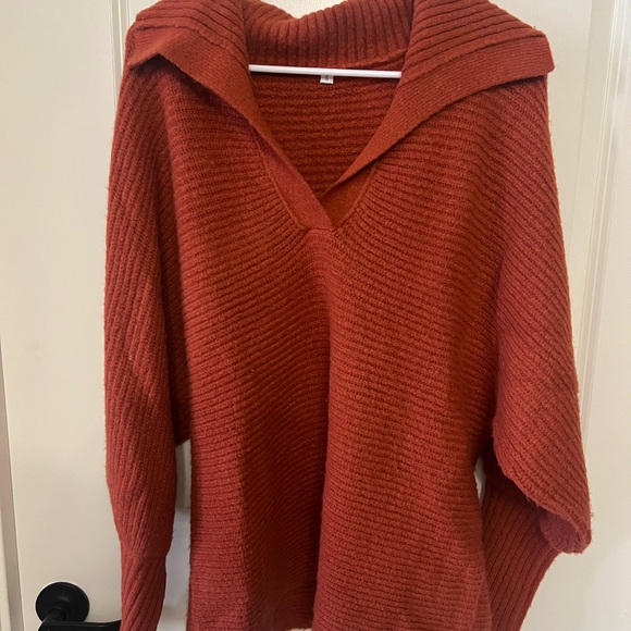 Cozy Rust Sweater - Picture 1 of 4